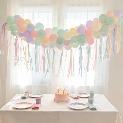 Pastel balloon garland kit