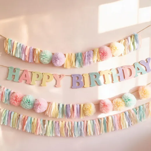 Garlands and banners